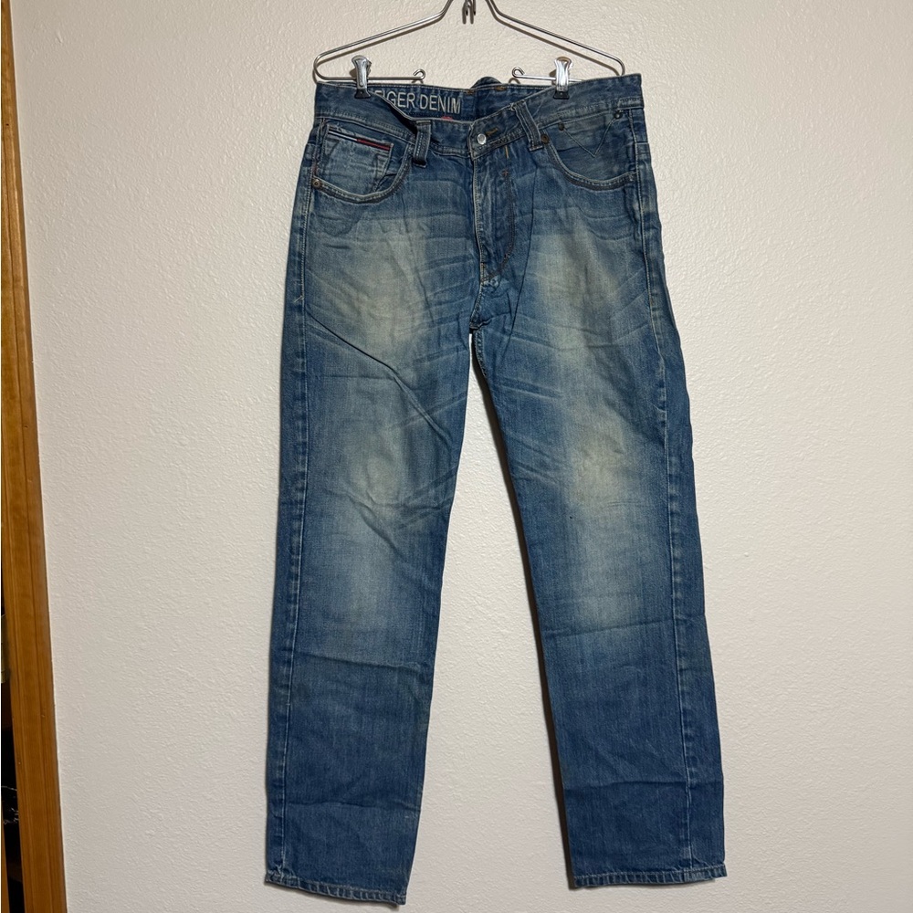 Tommy Hilfiger‎ Men's Faded Blue Jeans size 36 x 34